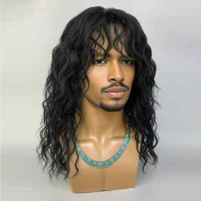 Các lỗi thường gặp khi đội tóc giả nam và khắc phục 11 Synthetic Men Wig Long White Curly Wigs for Male Cosplay Party Good Fiber Hair | eBay